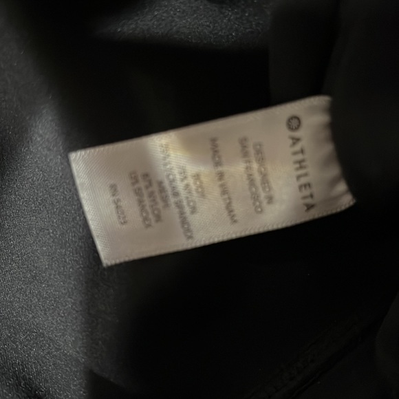 Set Athleta side stripe salutation 7/8 right & sweater size S - Picture 8 of 10